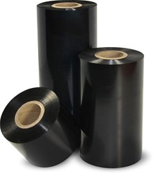 Zebra Wax Ribbon, 110mmx74m, 2300; Standard, 12mm core, 12/box 02300GS11007