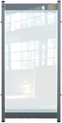 Bureauscherm Nobo modulair doorzichtig PVC 40x82cm
