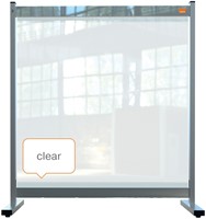 Bureauscherm Nobo doorzichtig PVC 77x86cm-4