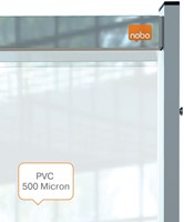 Bureauscherm Nobo modulair doorzichtig PVC 75x82cm-3