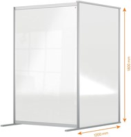Scheidingswand uitbreidingspaneel Nobo Modulair transparant acryl 120x180cm-2
