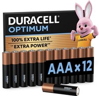 Batterij Duracell Optimum 100% 12xAAA