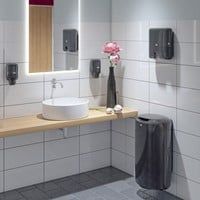 Toiletpapierdispenser Tork T6 Elevation medium duo zwart 557508-2
