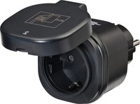 Stekkerdoos Brennenstuhl WIFI Connect voor buiten 3000W zwart-2