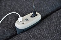 Laadstation Brennenstuhl Sofa 1 eurosocket 2 USB zwart/grijs-2