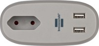 Laadstation Brennenstuhl Sofa 1 eurosocket 2 USB zwart/grijs-1