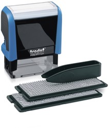Tekststempel Trodat Printy 4912 Typomatic letterset en pincet blauw