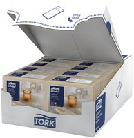 Pochette Tork Linstyle Premium 1-laags 390x390mm crème 509601-1