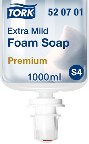 Handzeep Tork S4 Premium schuim 1000ml gevoelige huid 520701