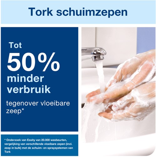 Handzeep Tork S4 Premium schuim 1000ml gevoelige huid 520701-1