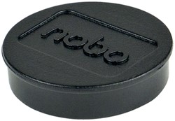 Magneet Nobo 32mm 800gr zwart 10 stuks