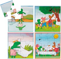 Puzzel De Wereld van Kikker 4 in 1-2