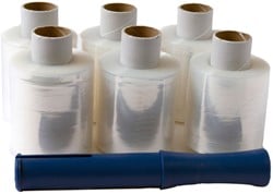 Wikkelfolie IEZZY 100mmx250m met afroller 6 rollen