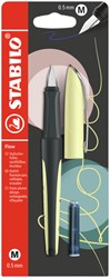 Vulpen STABILO Flow medium pastel geel blister à 1 stuk