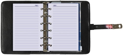 Organizer Kalpa Pocket inclusief agenda 2026-2027 7dagen/2pagina's bloemenzee zwart-7