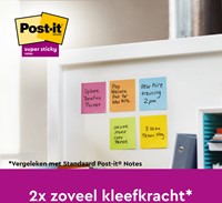 Memoblok Post-it 654 Super Sticky 76x76mm Soulful 6 stuks-3
