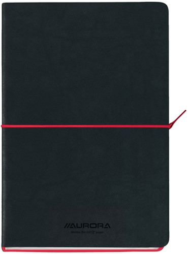 Notitieboek Aurora Tesoro A5 192blz lijn 80gr rood