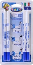 Viltstift Carioca Inkiller met wisser set à 4 stuks