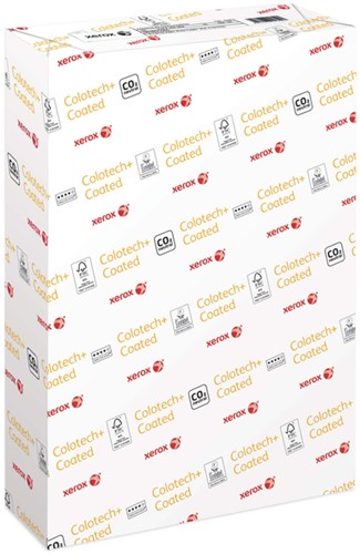 Laserpapier Xerox Colotech+ glossy coated A4 130gr wit 500 vel-2