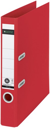 Ordner Leitz Recycle 180° 50mm karton A4 rood-1