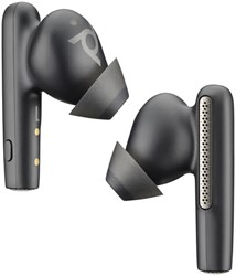 Earbuds HP POLY Voyager Free 60 UC M met BT700 USB-C-adapter en oplaadcase basis