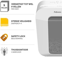 Papiervernietiger Fellowes Powershred LX50 snippers 4x37mm wit-1