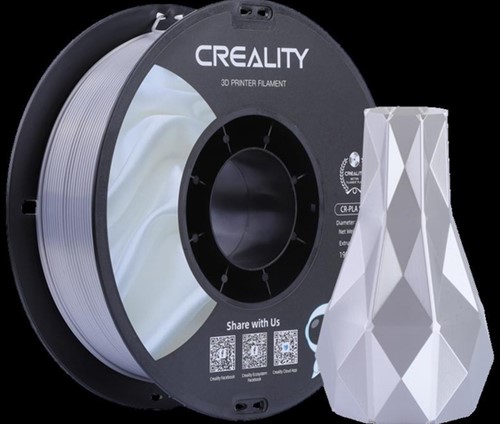 3D Filament Creality PLA 1.75mm Silk Zilver 1kg