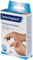 Waterafstotende bruine pleisters Detectaplast assorti 20 stuks