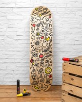 Verfstift Posca PC8K breed schuin assorti set à 8 stuks-8
