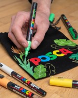 Verfstift Posca PC8K breed schuin assorti set à 8 stuks-3