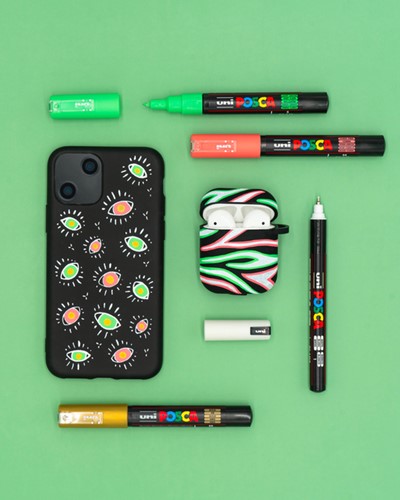 Verfstift Posca PC8K breed schuin assorti set à 8 stuks-4