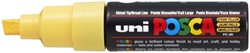 Verfstift Posca PC8K breed schuin strogeel