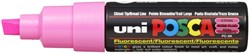 Verfstift Posca PC8K breed schuin fluor roze