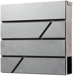 Brievenbus BRASQ PB200 Deluxe wand RVS