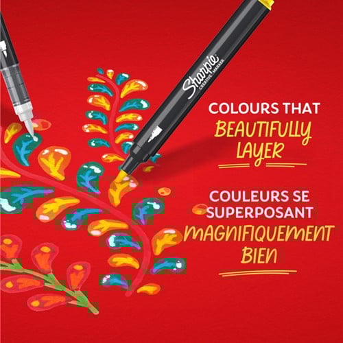Viltstift Sharpie Creatieve marker assorti blister à 2 stuks-3