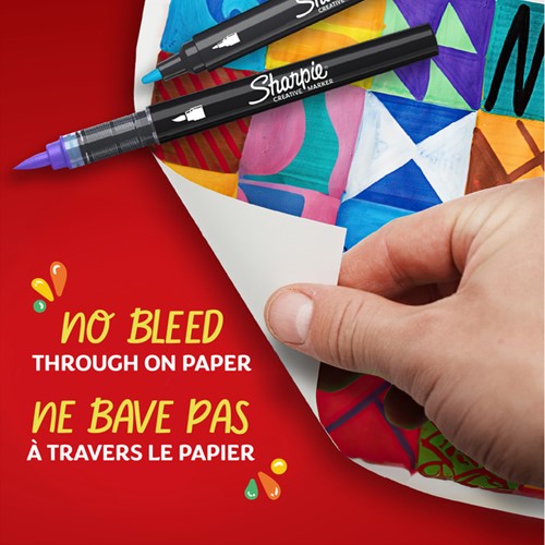 Viltstift Sharpie Creatieve marker assorti blister à 5 stuks-3