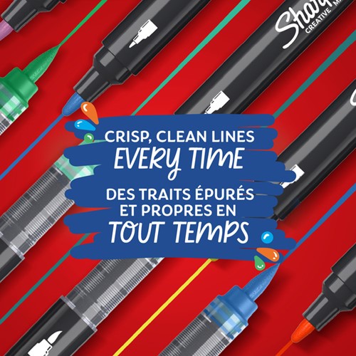 Viltstift Sharpie Creatieve marker assorti blister à 5 stuks-5
