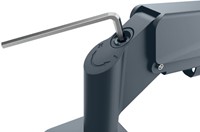 Monitorarm Leitz Ergo ruimtebesparend dubbele monitorarm-6