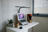 Bureaulamp Unilux Strata base led zwart-3