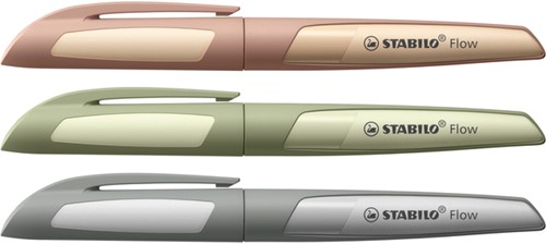 Vulpen STABILO Flow medium khaki blister à 1 stuk-3