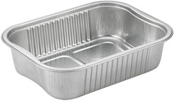Schaal IEZZY grill en oven 750ml aluminium zilver 440 stuks