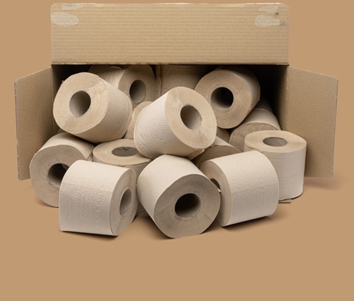 Toiletpapier The Good Roll The Panda Edition Naked bamboe 3-laags 27x250 vel naturel-3