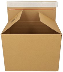 Quickbox IEZZY verstelbare hoogte 229x164x50-115mm B-golf bruin 10st