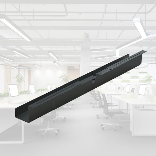 Kabelgoot BRASQ verstelbaar 75-150cm CT100 zwart-7