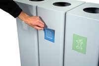 Afvalbak Ergofy 60 liter inclusief binnenbak grijs-5