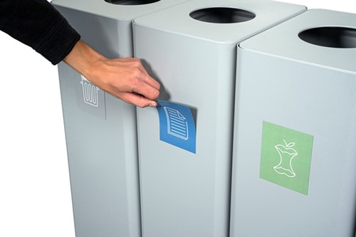 Afvalbak Ergofy 60 liter inclusief binnenbak grijs-5