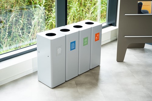 Afvalbak Ergofy 60 liter inclusief binnenbak grijs-9