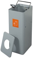Afvalbak Ergofy 60 liter inclusief binnenbak grijs-2