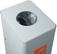 Afvalbak Ergofy 60 liter grijs-3