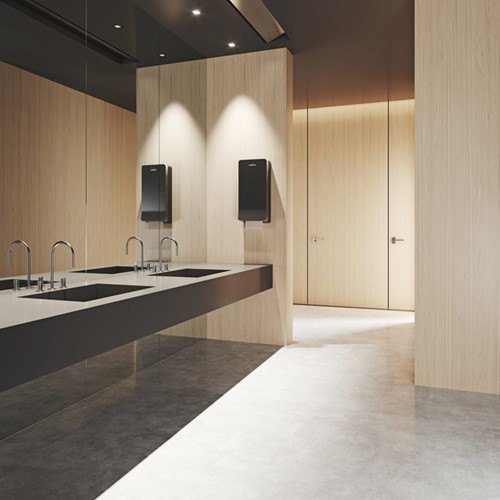Toiletpapierdispenser Satino JT2 Hyginity jumbo L zwart 333407-3